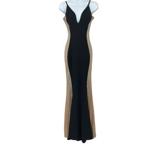 Windsor | Dresses | Prom Dress Windsor Melinda Formal Satin Laceup Mermaid  Dress Black | Poshmark